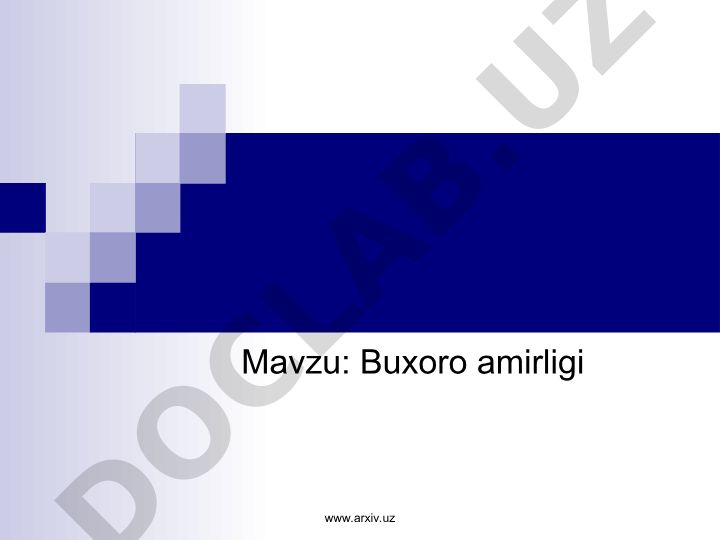 Buxoro amirligi