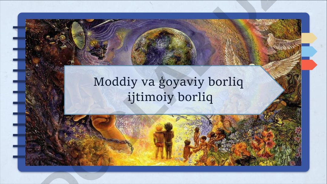 Moddiy va ģoyaviy borliq ijtimoiy borliq