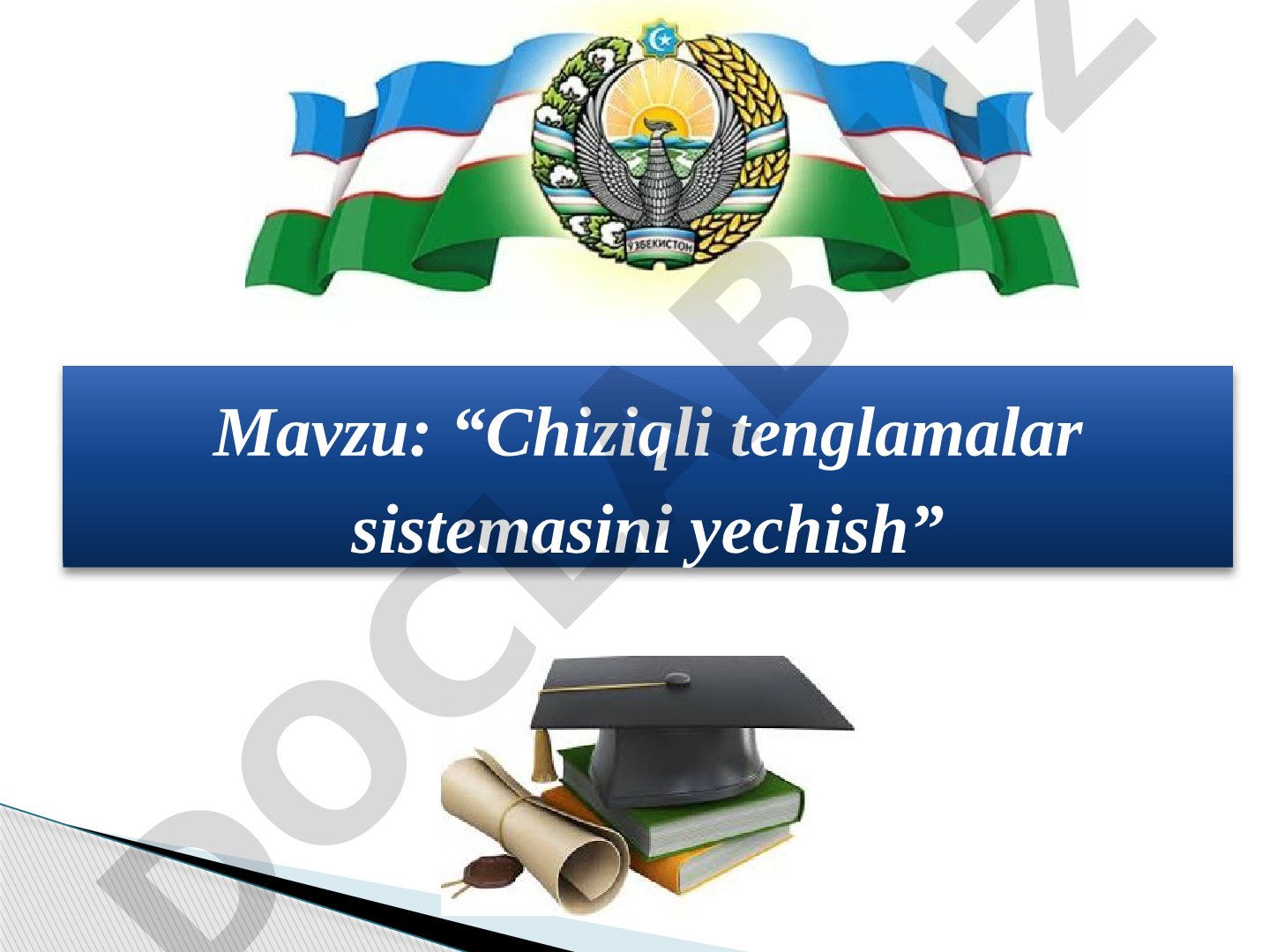 Chiziqli tenglamalar sistemasini yechish