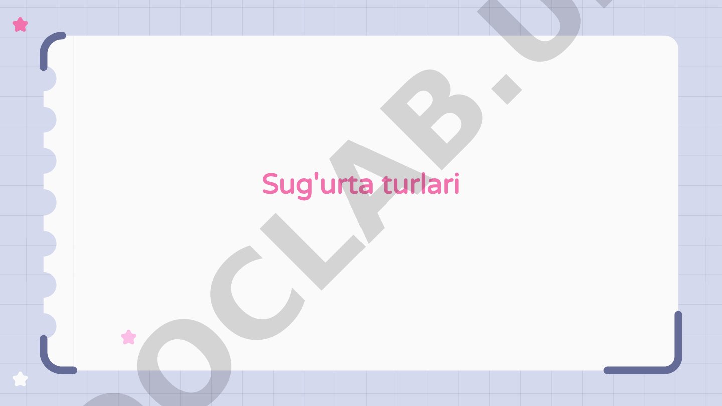 Sug'urta turlari