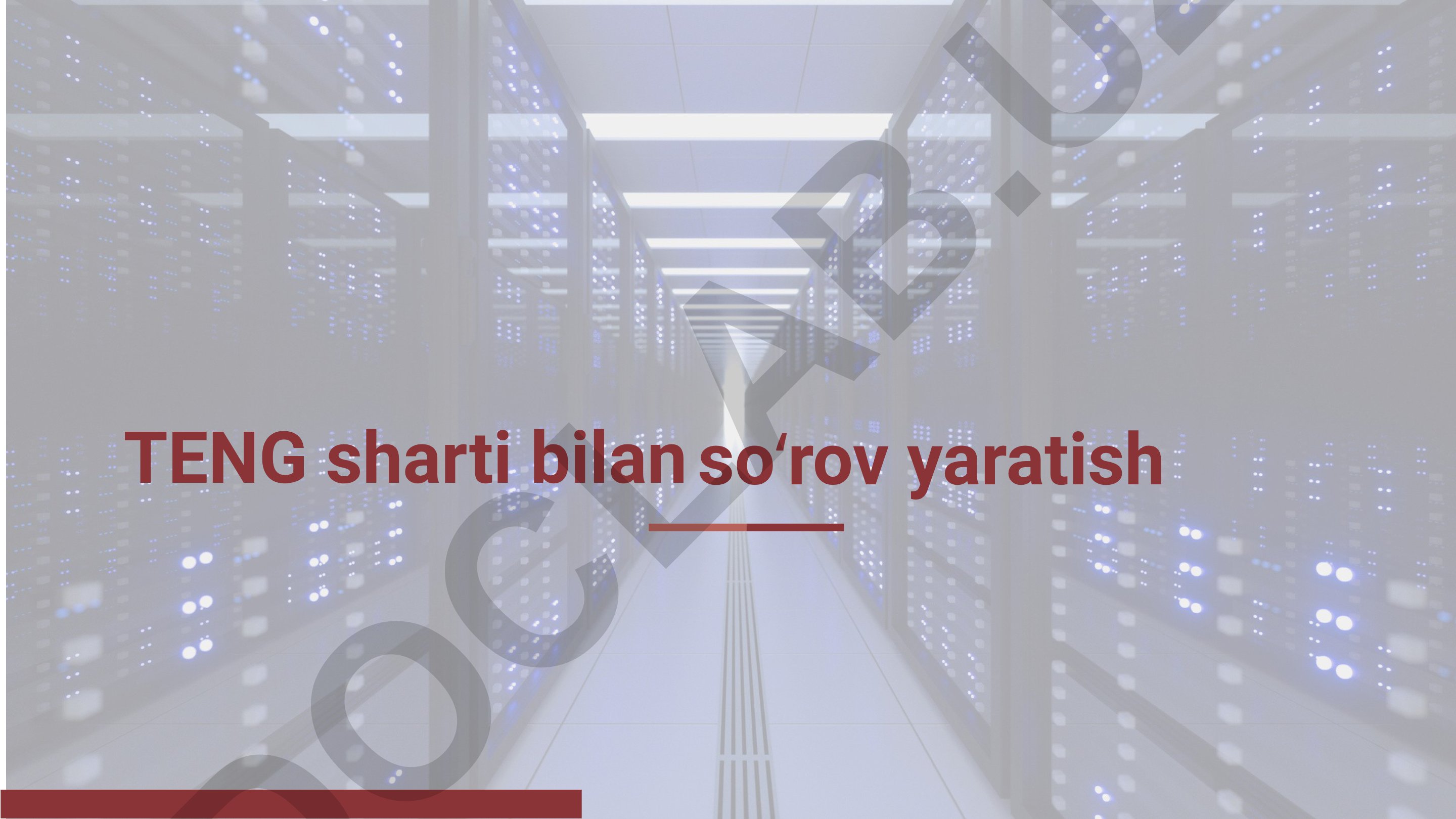 Microsoft Accessda ayol superqahramonlar so'rovini yaratish