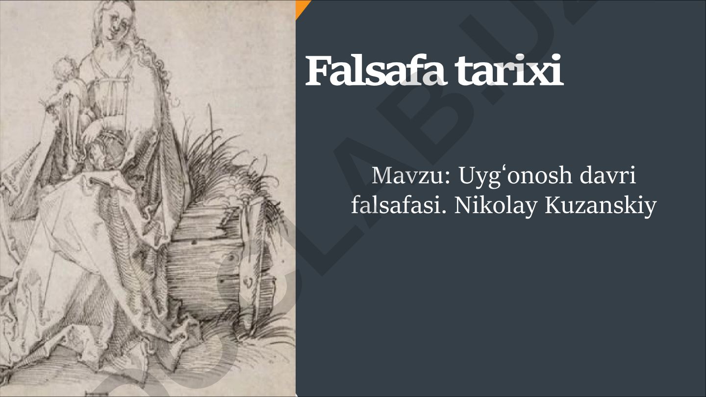 Uygʻonish davri falsafasi. Nikolay Kuzanskiy