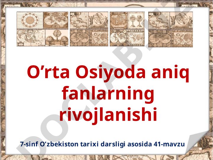 O'rta Osiyoda ilm-fan markazlari va Ulug'bek rasadxonasi