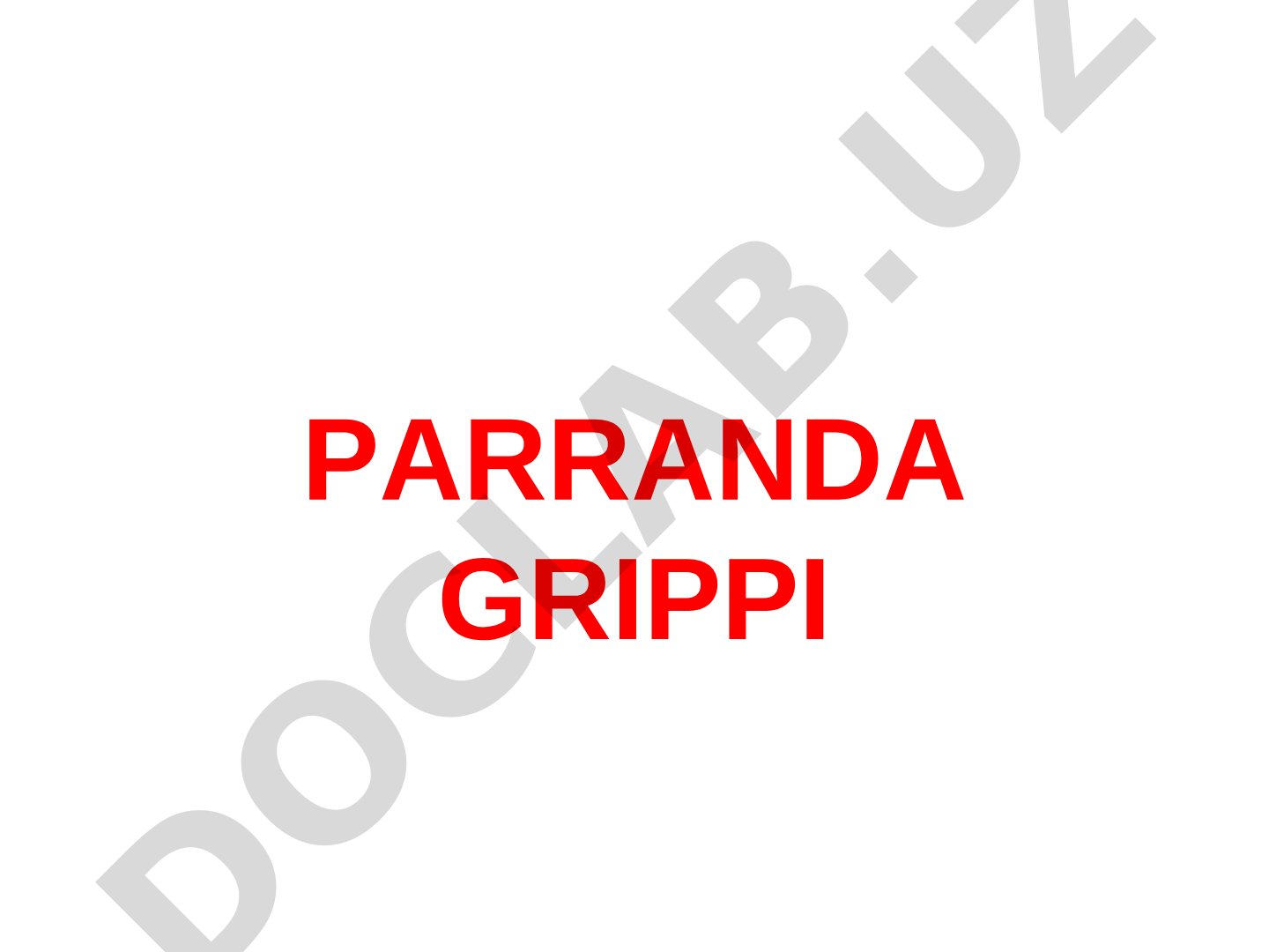 Parranda grippi virusi A/H5N1: epidemiologiyasi, yuqish yo'llari, klinikasi
