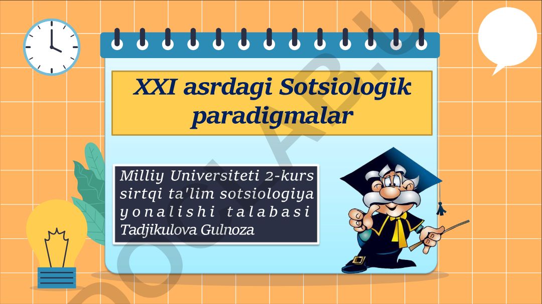 XXI asrdagi sotsiologik paradigmalar