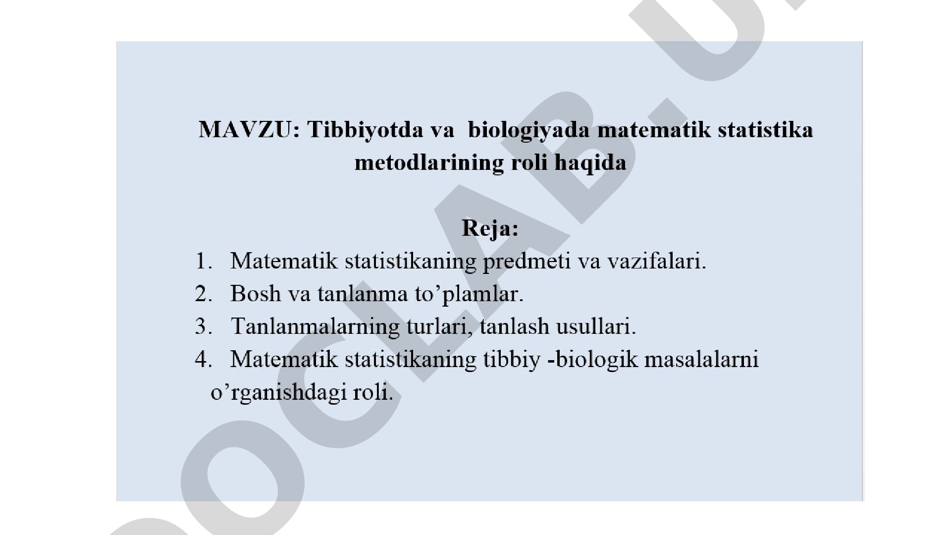 Hujjat mavzusi aniqlanmadi