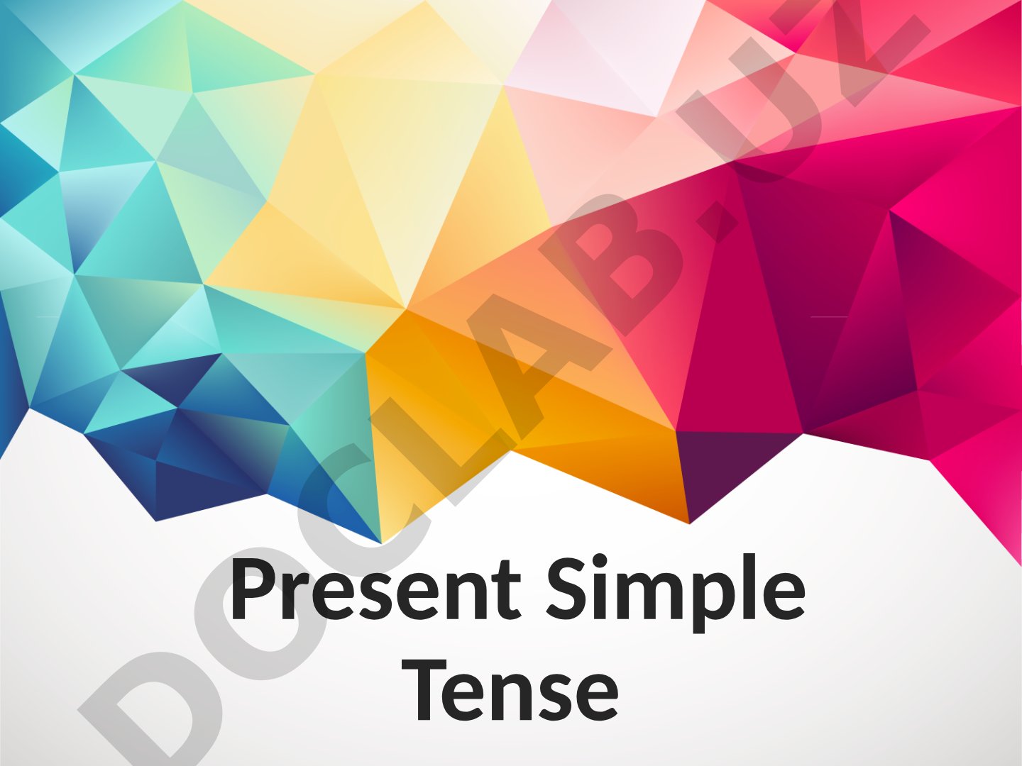 Present Simple Tense