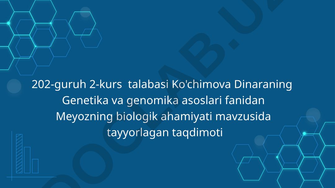 Meyozning biologik ahamiyati