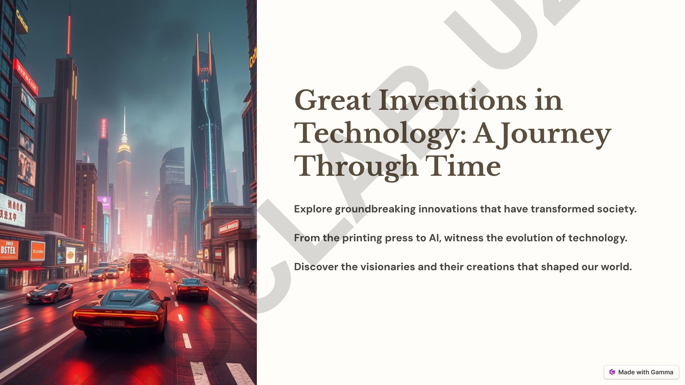 Great Inventions in Technology: A Journey Through Time