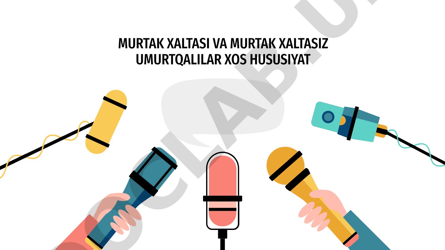 Murtak xaltasi va murtak xaltasiz umurtqalilar xos hususiyat