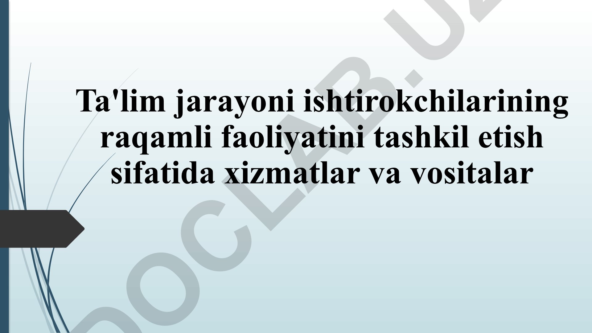 Moodle platformasi orqali raqamli ta'limni tashkil etish