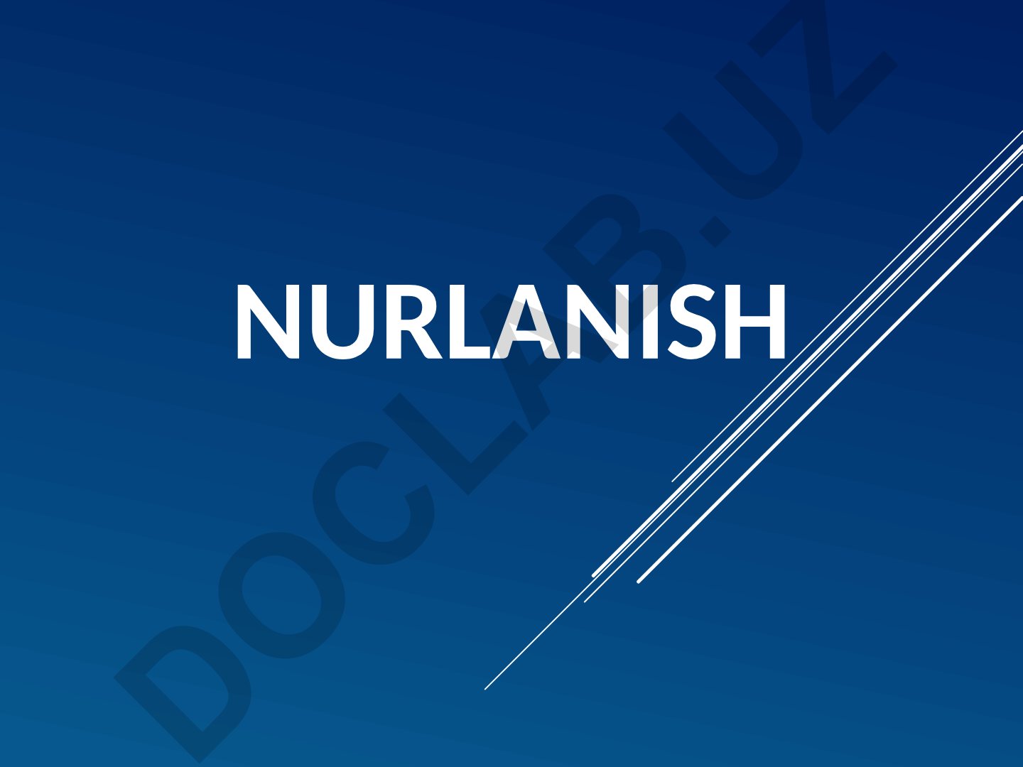 Nurlanish Reja: Jarayon tasnifi va asosiy tushunchalar