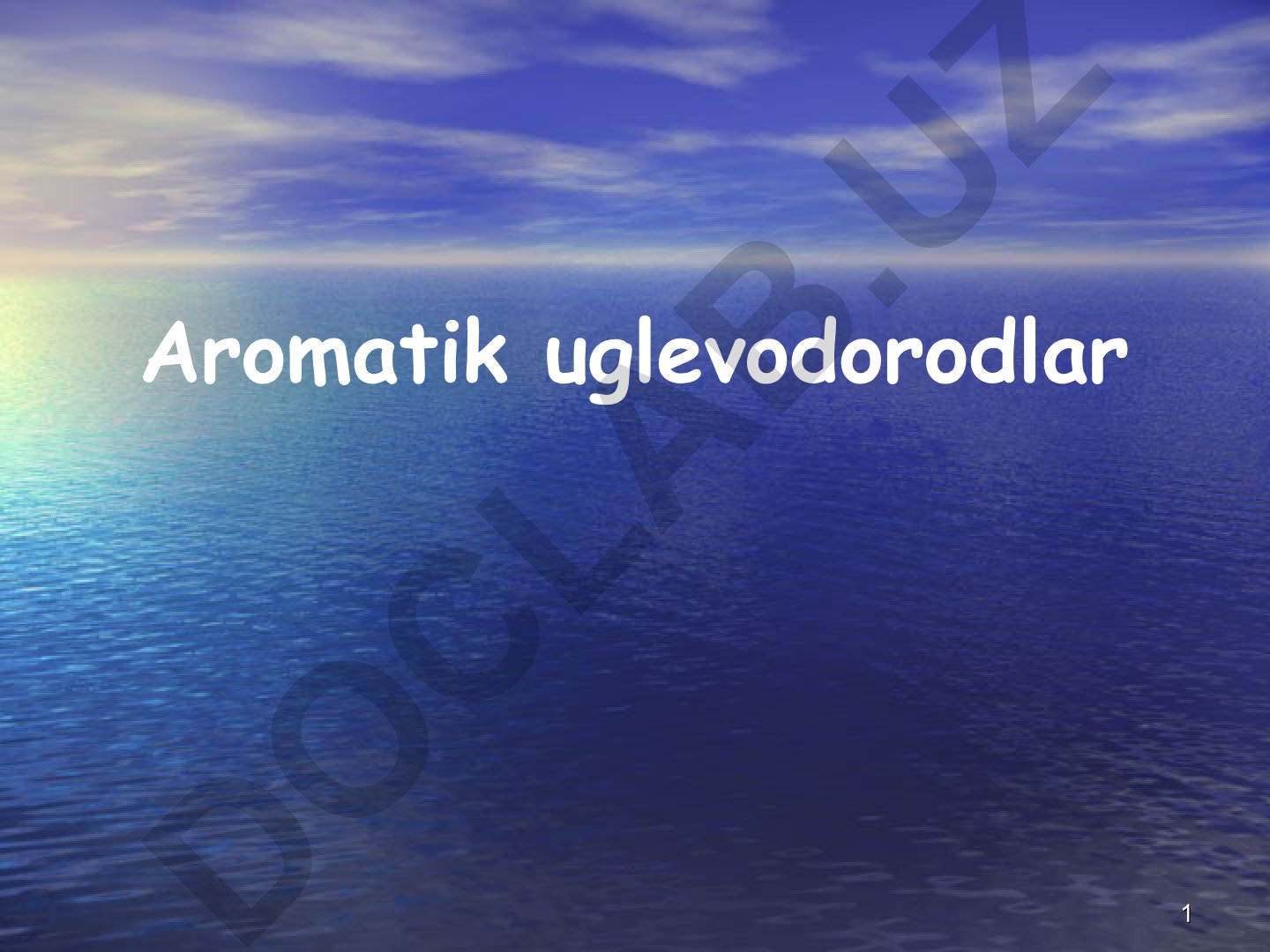Aromatik uglevodorodlar