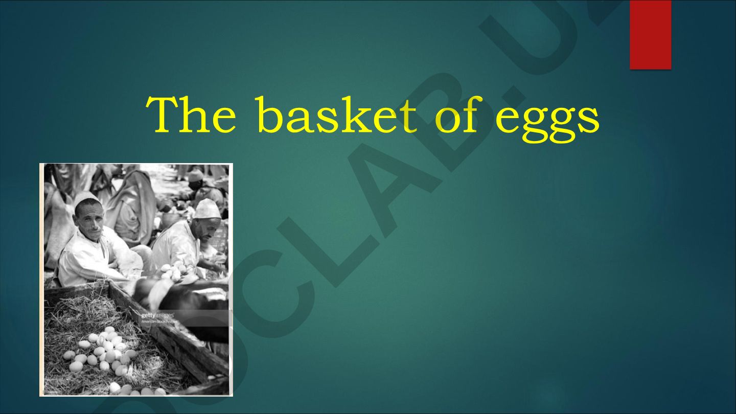 The basket of eggs