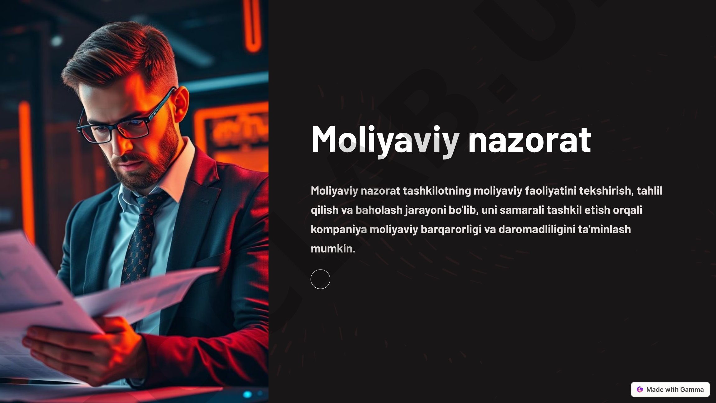 Moliyaviy nazorat