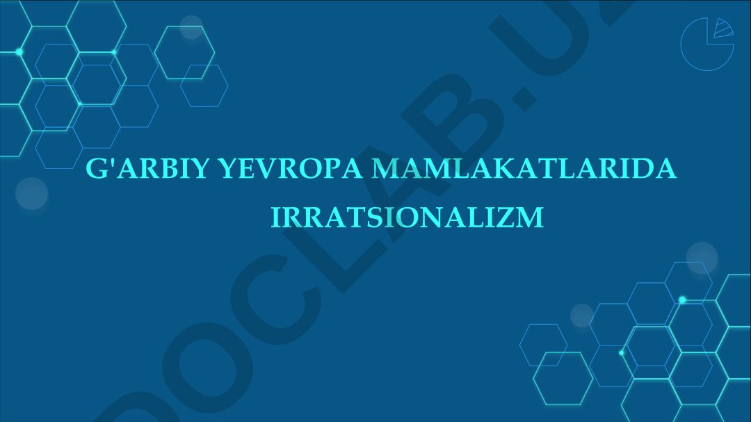 G'arbiy Yevropa mamlakatlarida irratsionalizm