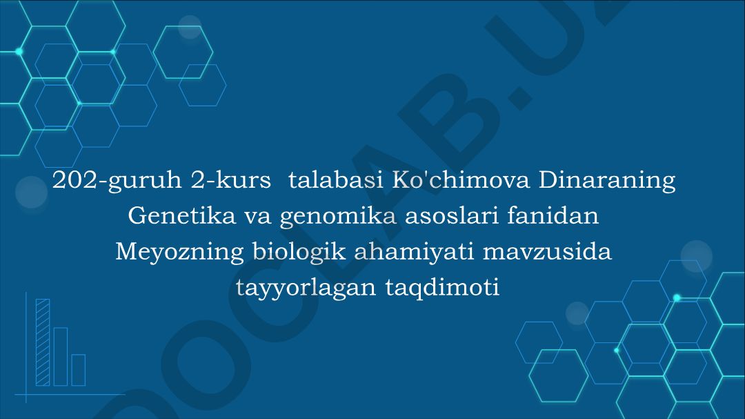 Meyozning biologik ahamiyati
