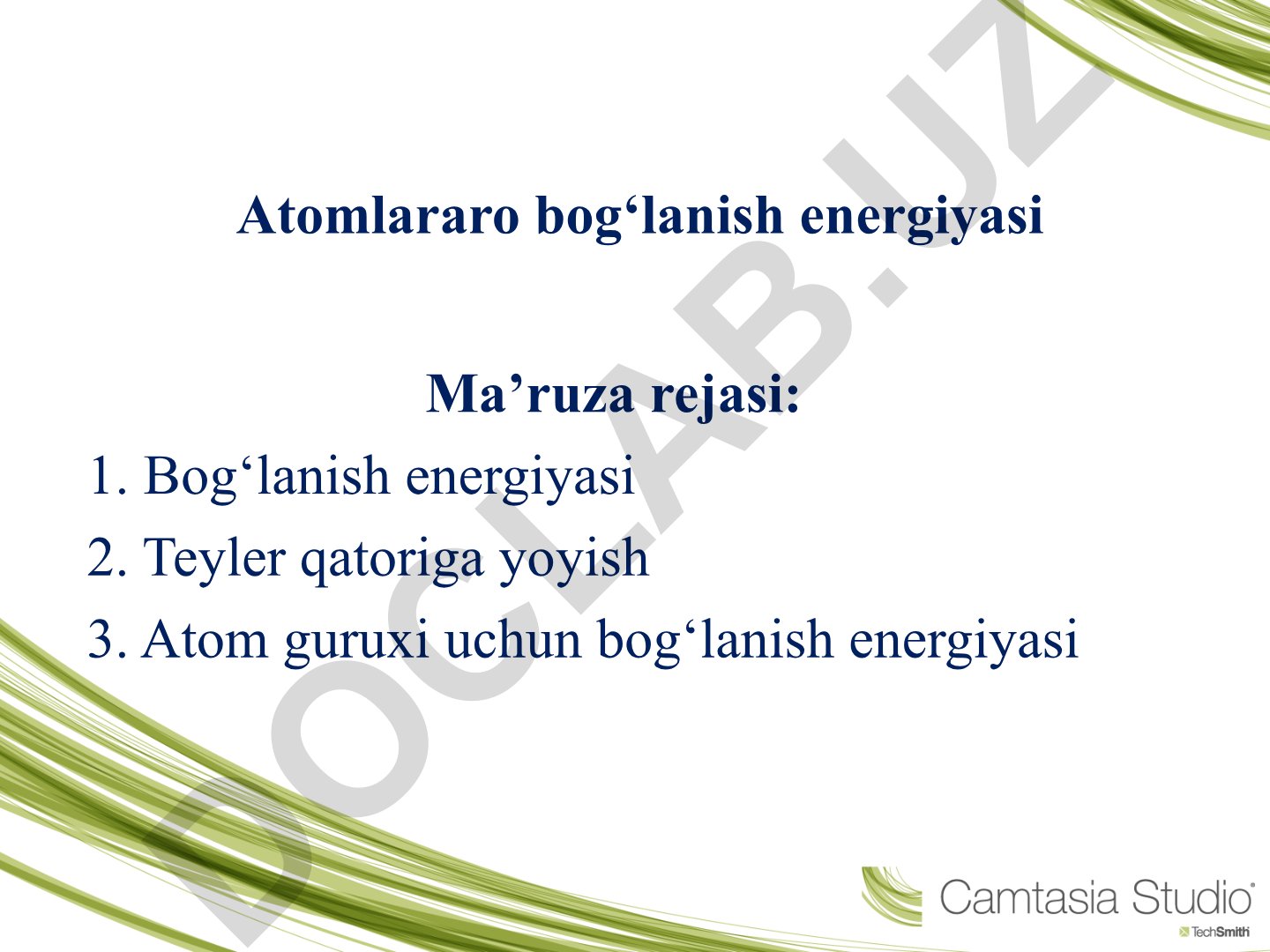 Atomlararo bog'lanish energiyasi