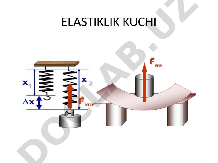 Elastiklik kuchi va Guk qonuni
