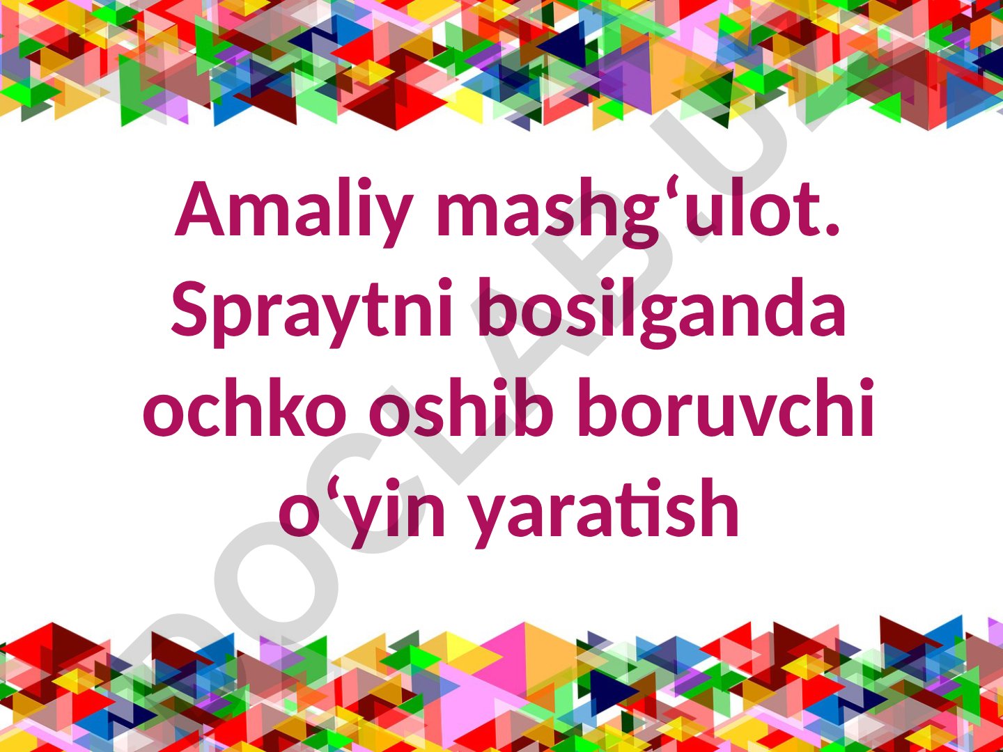 Scratch dasturida shartli ifodalar va kompyuter o'yinlari