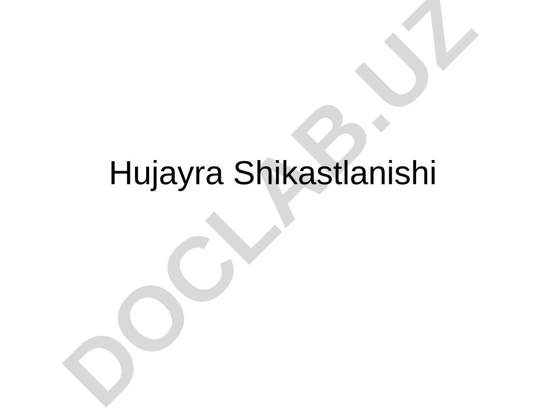Hujayra shikastlanishi turlari va sabablari