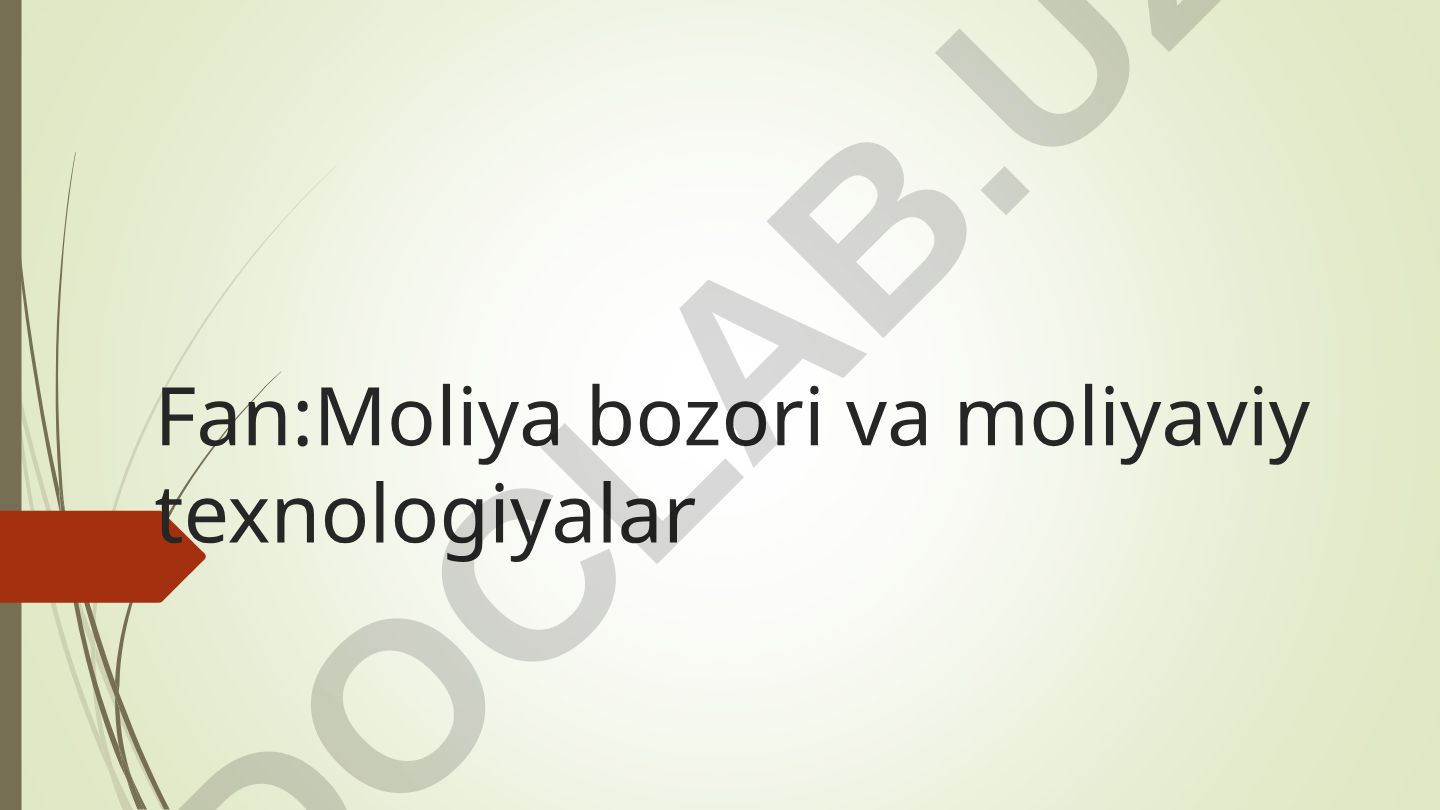 Qimmatli qog'ozlarni listing tadbirlari bilan tanishish