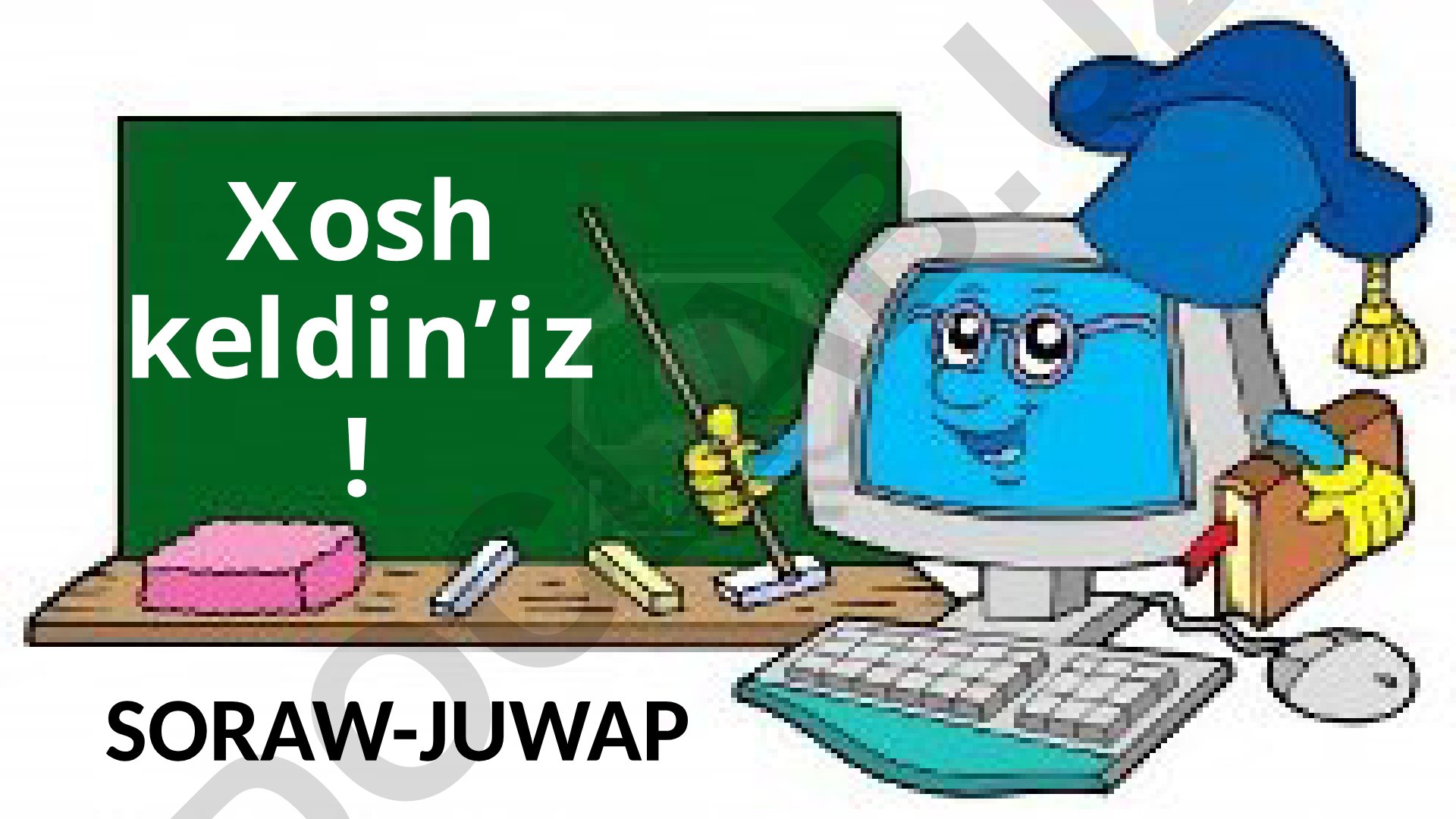 Kompyuter texnologiyalari haqida savol-javoblar