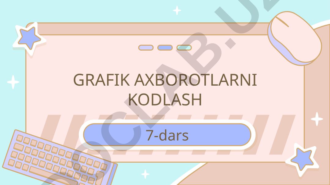 Grafik axborotlarni kodlash