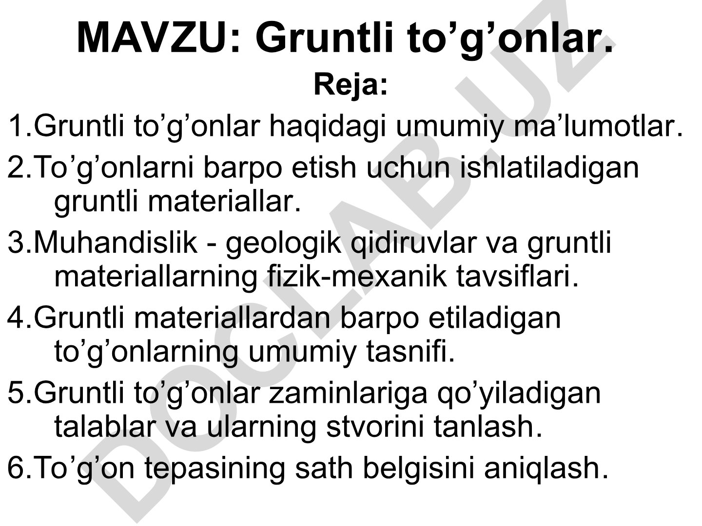 Gruntli to’g’onlar