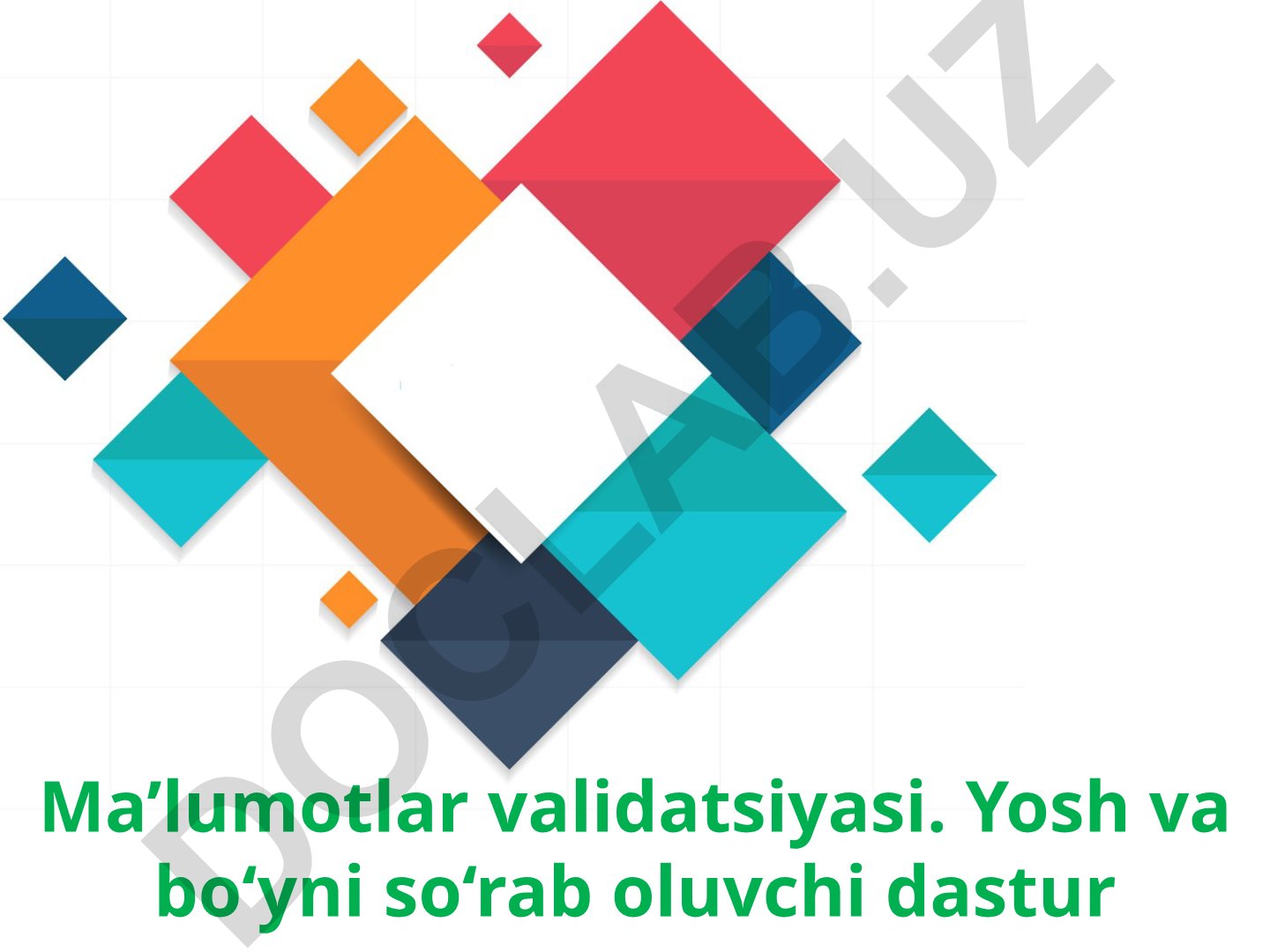 Scratch dasturlashda sikllar va validatsiya