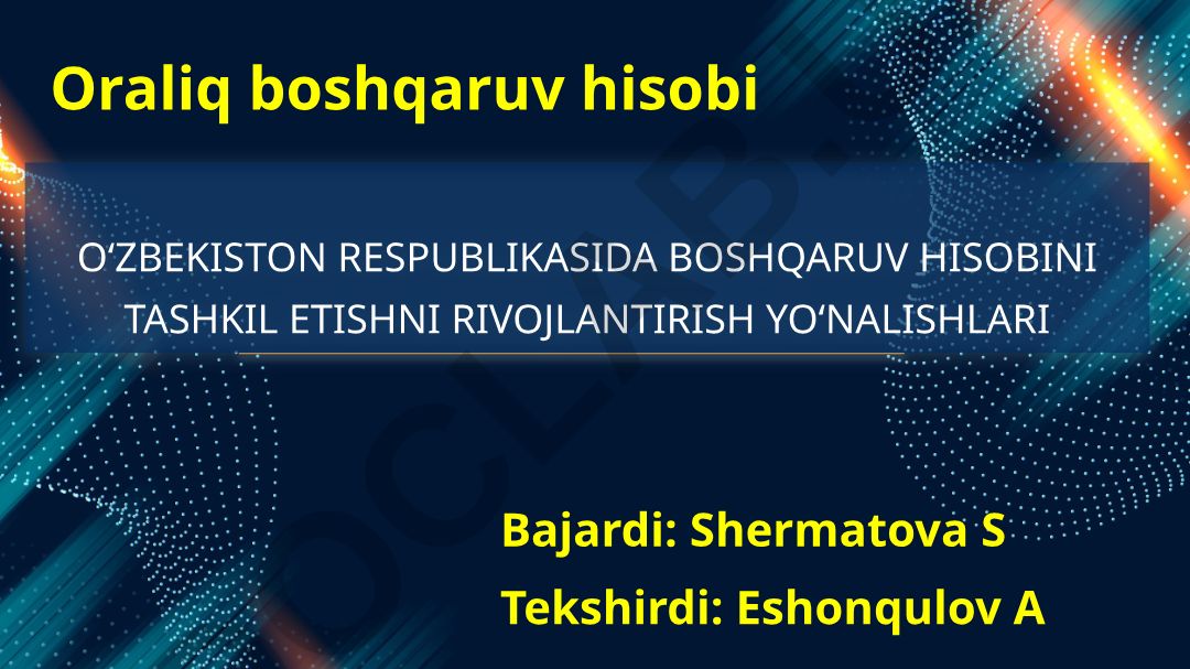 Sifatni boshqarishning paydo bo‘lishi, rivojlanishi va sifat nazorati