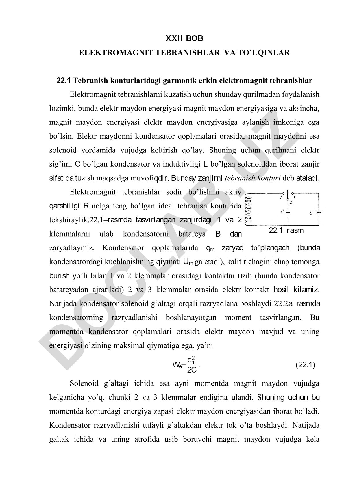 Elektromagnit tebranishlar va to'lqinlar