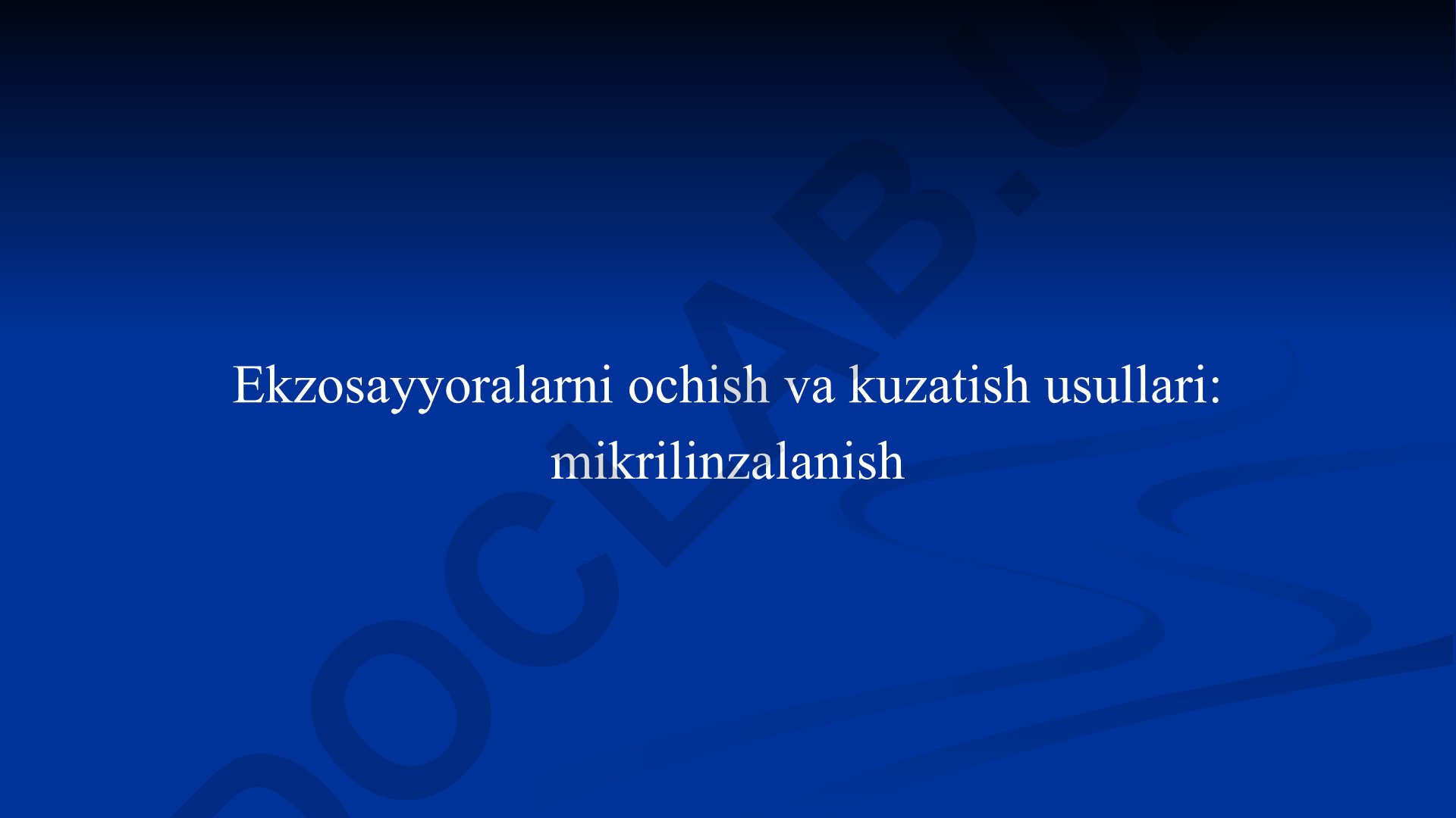 Ekzosayyoralarni ochish va kuzatish usullari