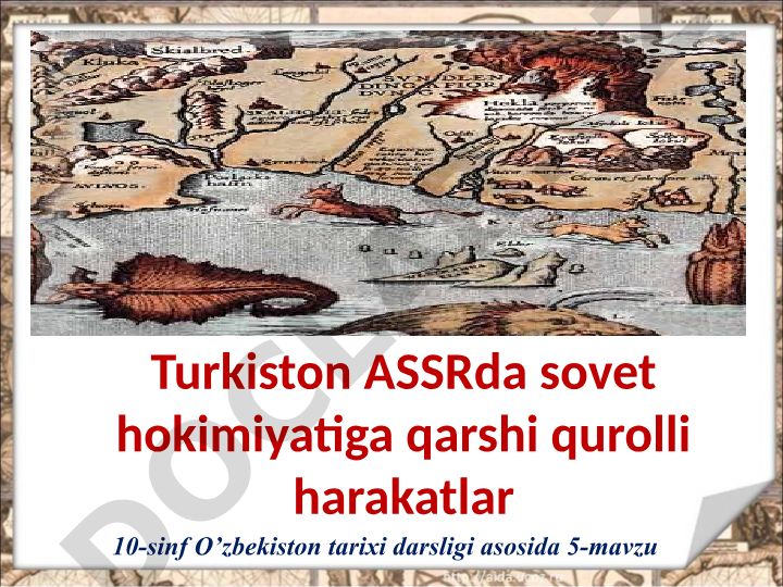 Turkistonda sovet rejimiga qarshi qurolli harakatlar
