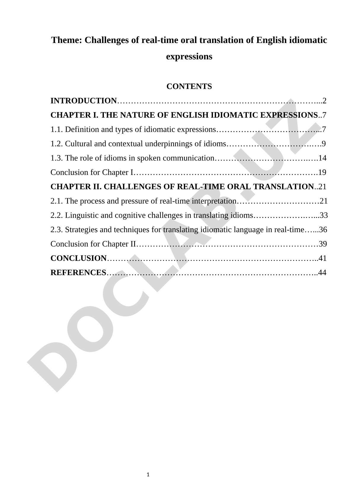 Challenges of real-time oral translation of English idiomatic expressions