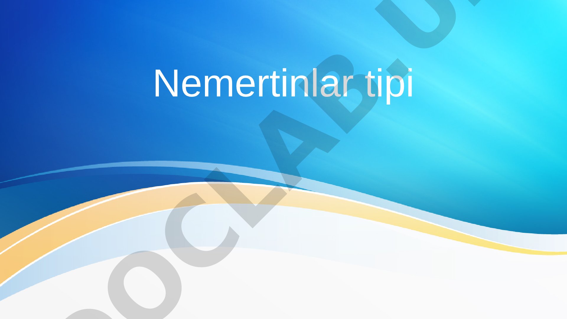 Nemertinlar tipi