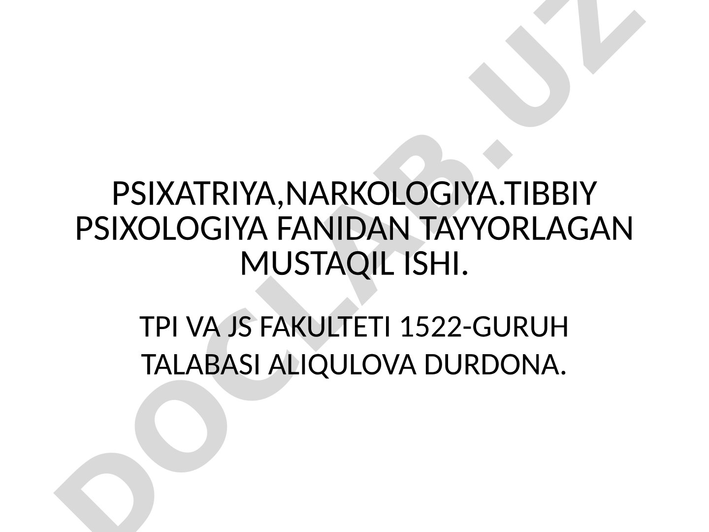 Psixososotsial reabilitatsiya tamoyillari va asoslari