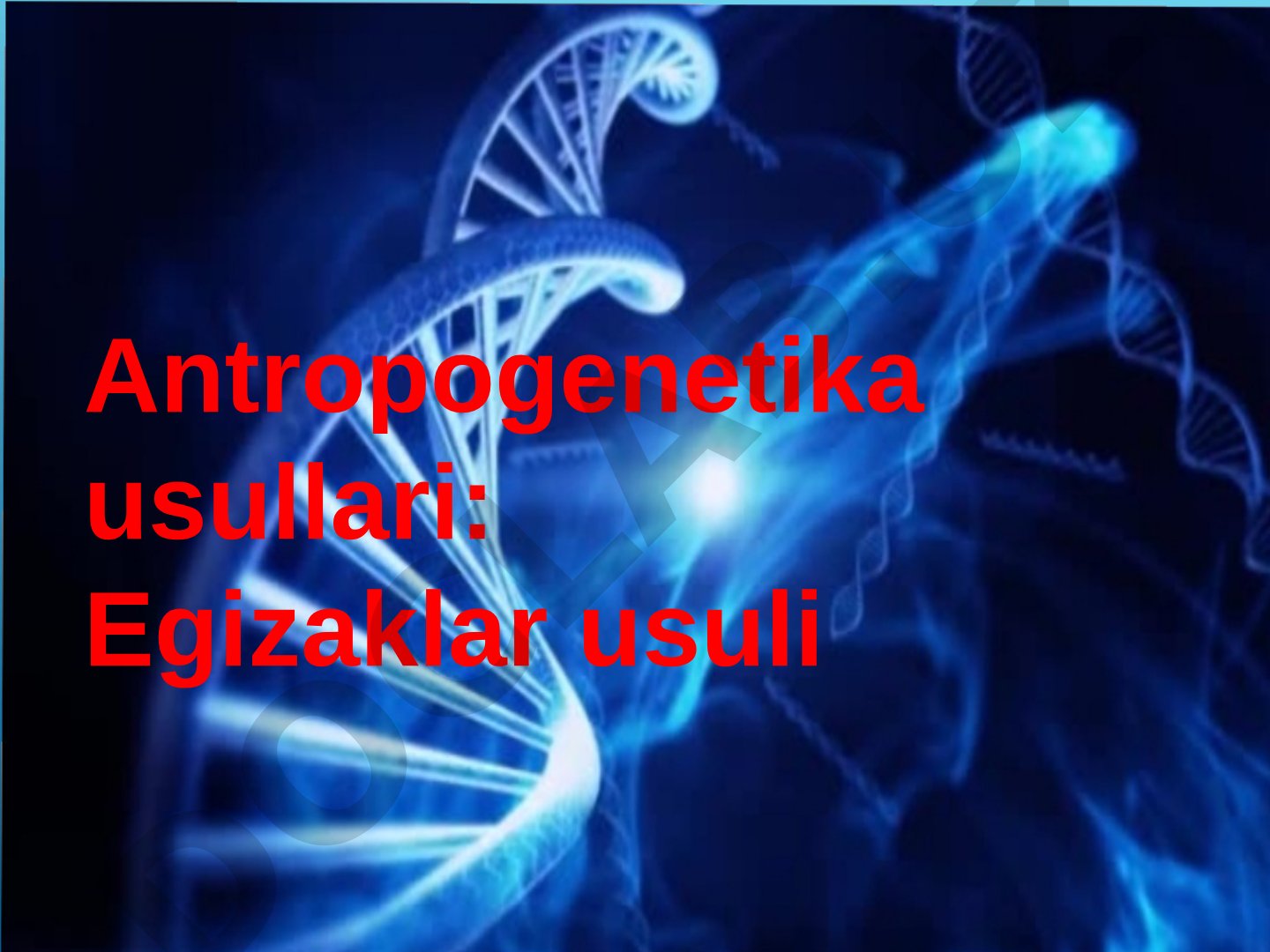 Antropogenetika usullari: Egizaklar usuli