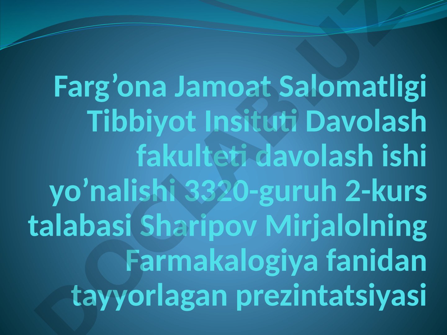 Suyuq dori shakllari va ularga retsept yozish qoidalari, eritmalar damlamalar