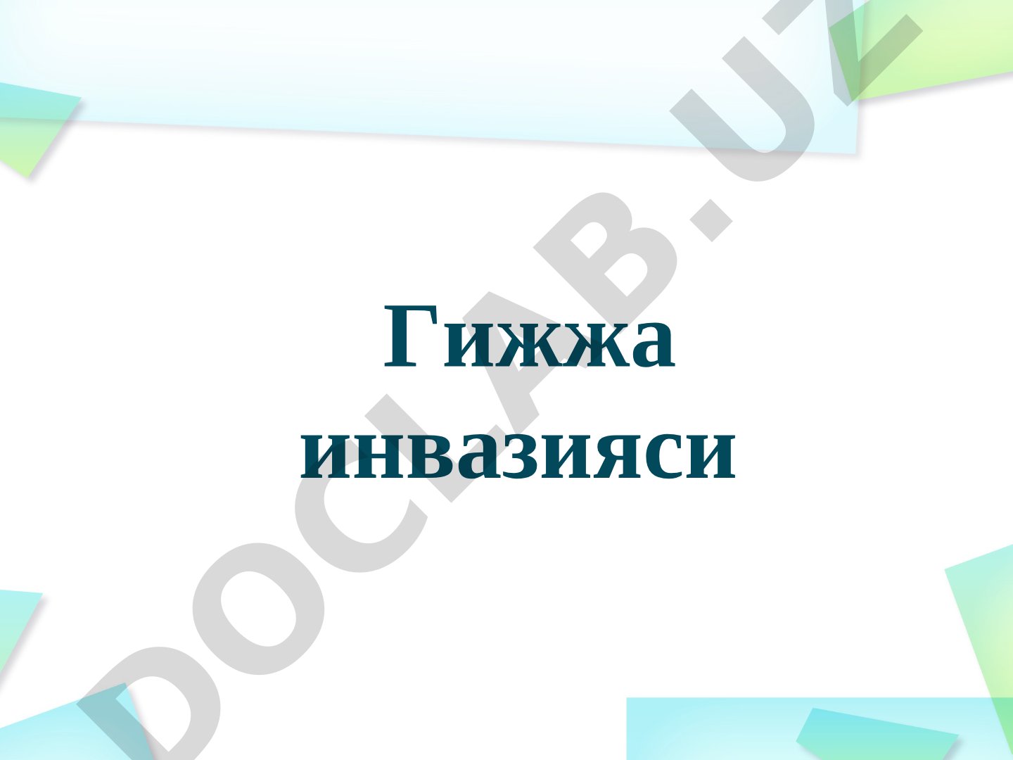 Гижжа инвазияси