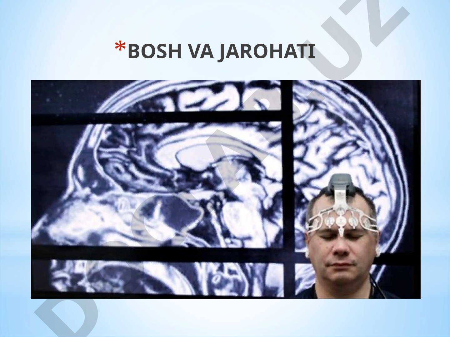 Bosh jarohati turlari va sabablari