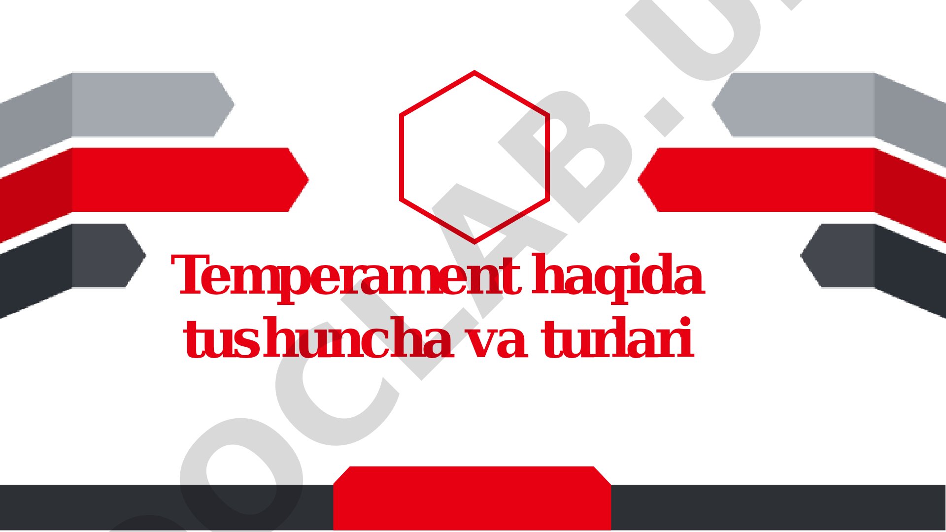 Temperament haqida tushuncha va turlari