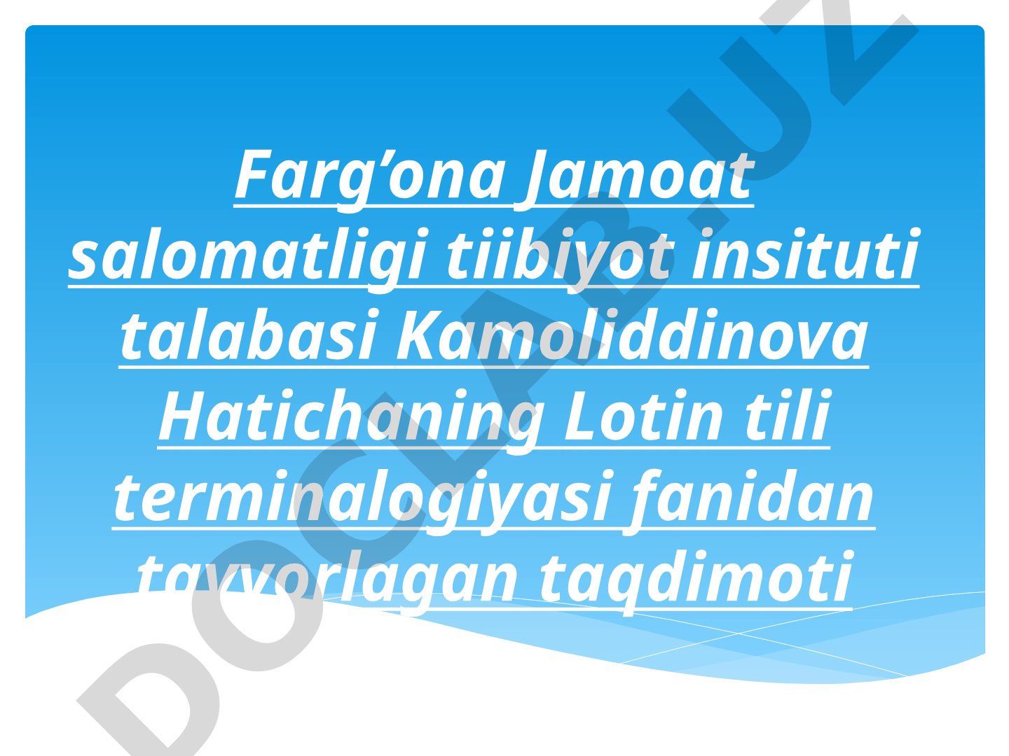 Retseptlarda so'zlarni qisqartirish