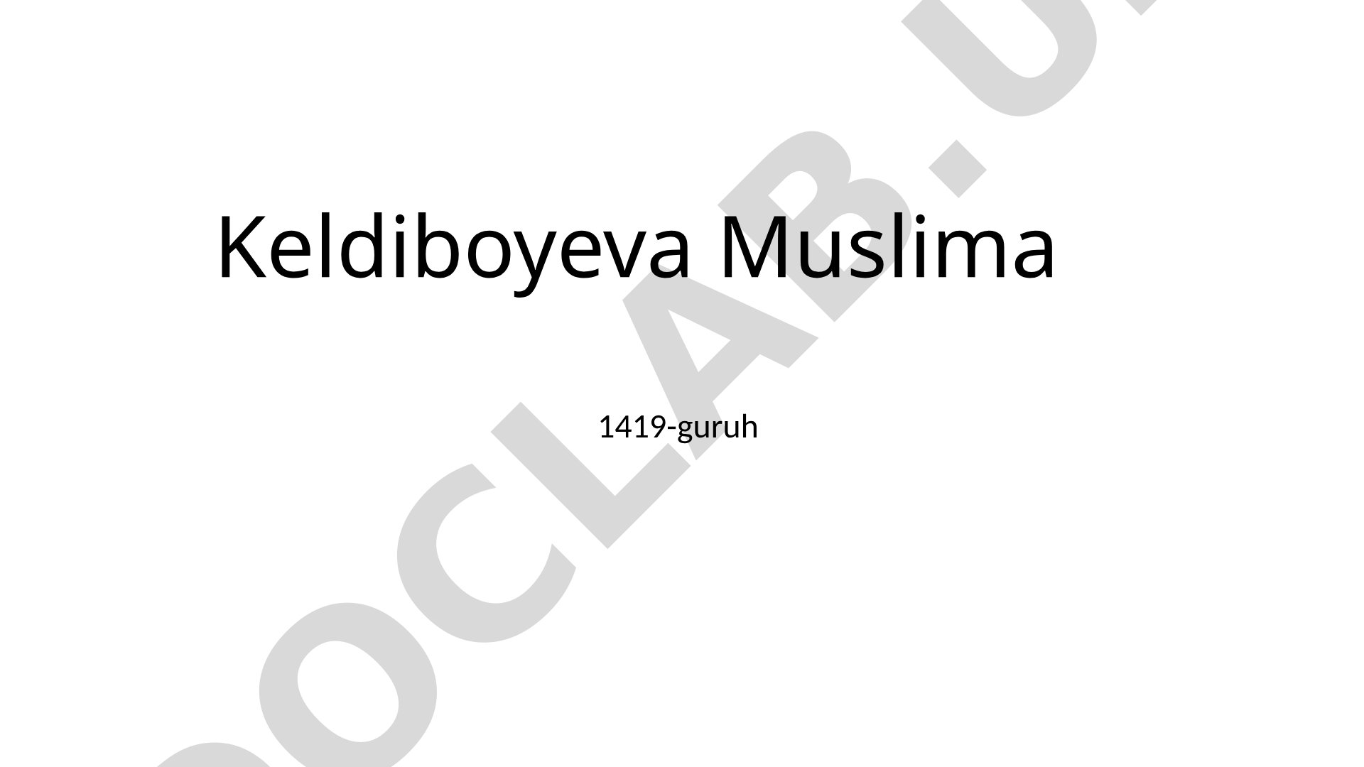 Kasbiy deformatsiya
