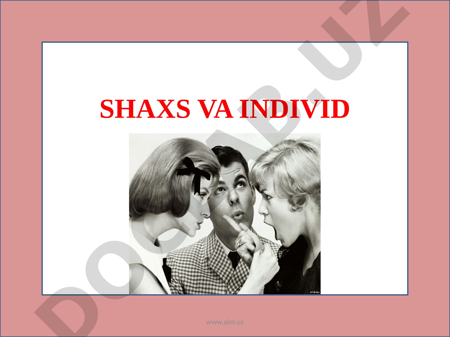 SHAXS VA INDIVID