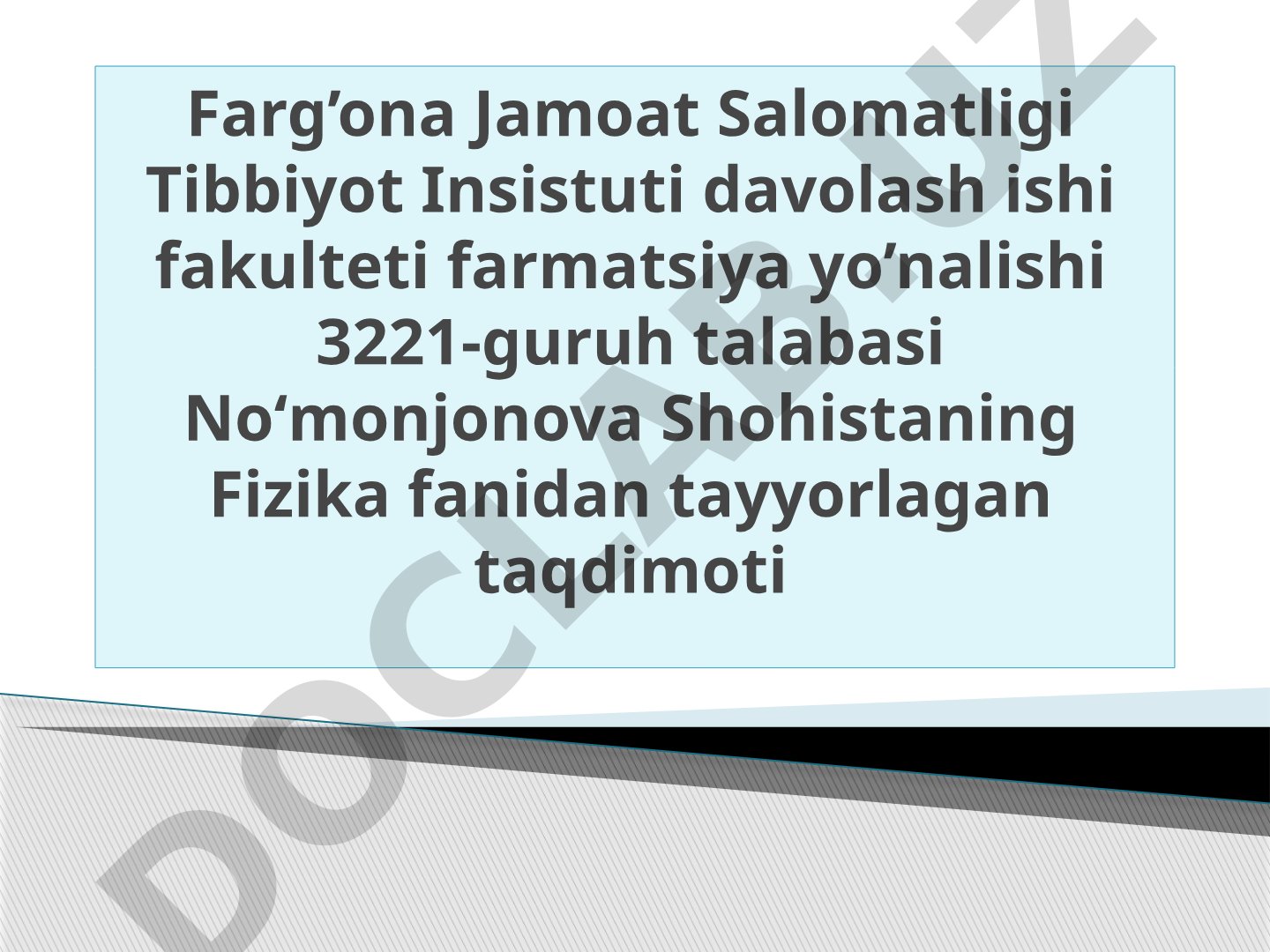 Kosmik tezlik. Kepler qonunlari