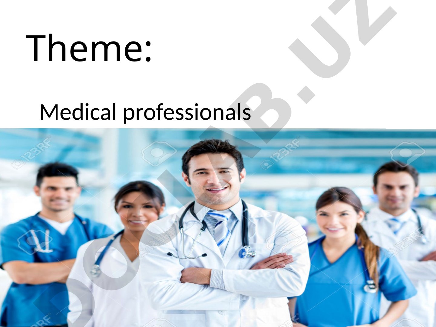 Medical professionals and healthcare data analysis