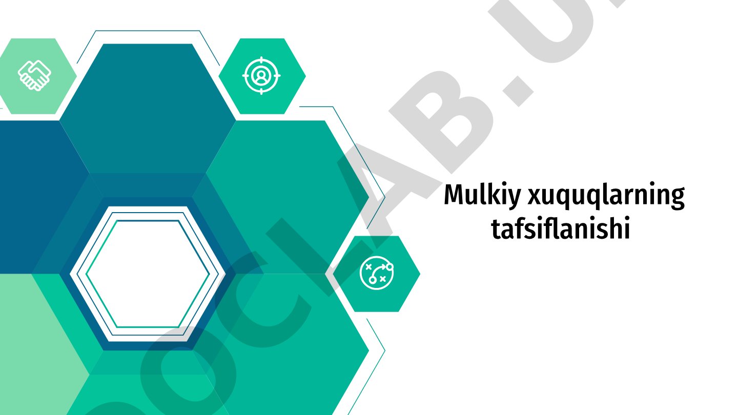 Mulkiy xuquqlarning tafsiflanishi