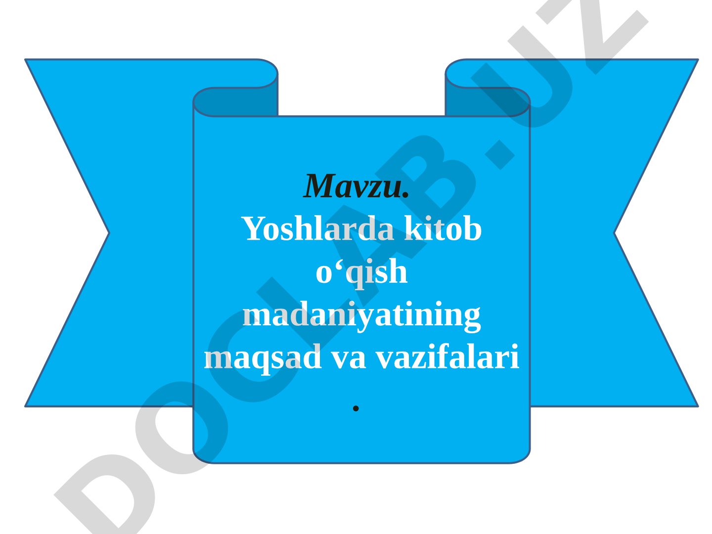 Yoshlarda kitob o‘qish madaniyatining maqsad va vazifalari