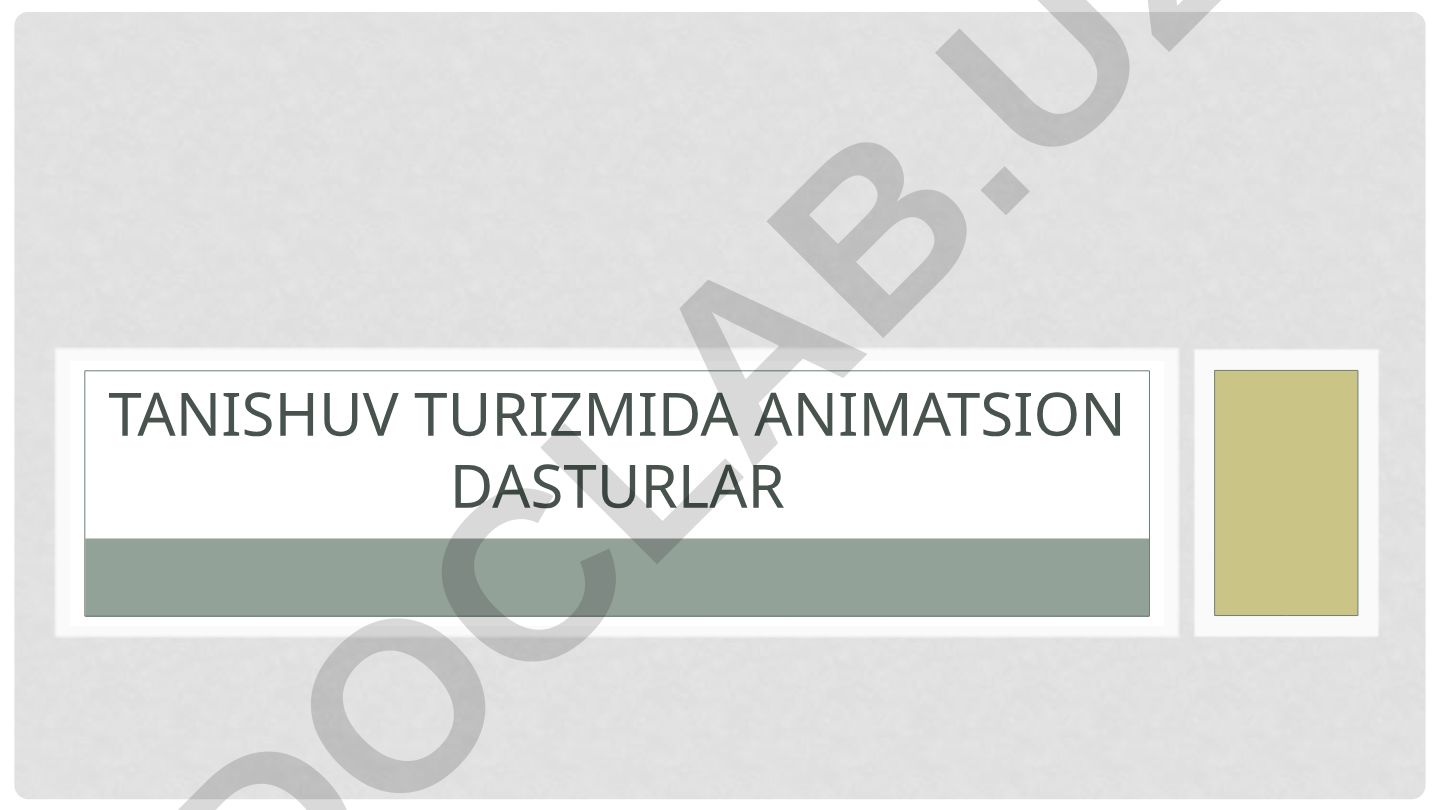 Tanishuv turizmi turlari va xususiyatlari